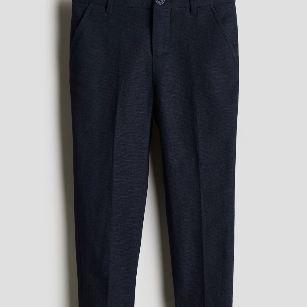 H&M Navy Vest and Slacks with White Shirt - Kids - Dry Cleaned (worn once) - Picture 2 of 2